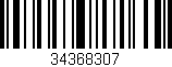 Código de barras (EAN, GTIN, SKU, ISBN): '34368307'