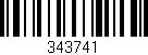 Código de barras (EAN, GTIN, SKU, ISBN): '343741'