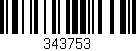 Código de barras (EAN, GTIN, SKU, ISBN): '343753'