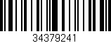 Código de barras (EAN, GTIN, SKU, ISBN): '34379241'