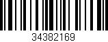 Código de barras (EAN, GTIN, SKU, ISBN): '34382169'