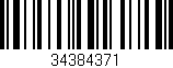 Código de barras (EAN, GTIN, SKU, ISBN): '34384371'