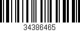 Código de barras (EAN, GTIN, SKU, ISBN): '34386465'