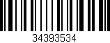 Código de barras (EAN, GTIN, SKU, ISBN): '34393534'