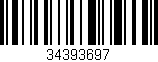 Código de barras (EAN, GTIN, SKU, ISBN): '34393697'