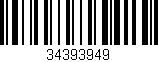 Código de barras (EAN, GTIN, SKU, ISBN): '34393949'