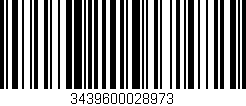 Código de barras (EAN, GTIN, SKU, ISBN): '3439600028973'