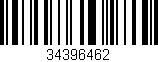 Código de barras (EAN, GTIN, SKU, ISBN): '34396462'
