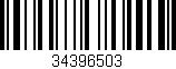 Código de barras (EAN, GTIN, SKU, ISBN): '34396503'