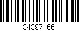 Código de barras (EAN, GTIN, SKU, ISBN): '34397166'