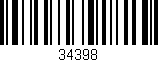 Código de barras (EAN, GTIN, SKU, ISBN): '34398'