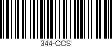 Código de barras (EAN, GTIN, SKU, ISBN): '344-CCS'