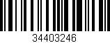 Código de barras (EAN, GTIN, SKU, ISBN): '34403246'