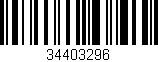 Código de barras (EAN, GTIN, SKU, ISBN): '34403296'
