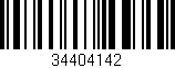 Código de barras (EAN, GTIN, SKU, ISBN): '34404142'
