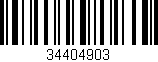 Código de barras (EAN, GTIN, SKU, ISBN): '34404903'