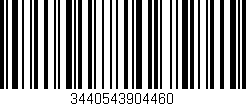 Código de barras (EAN, GTIN, SKU, ISBN): '3440543904460'