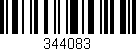 Código de barras (EAN, GTIN, SKU, ISBN): '344083'
