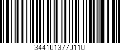 Código de barras (EAN, GTIN, SKU, ISBN): '3441013770110'