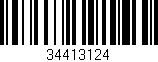 Código de barras (EAN, GTIN, SKU, ISBN): '34413124'