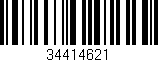 Código de barras (EAN, GTIN, SKU, ISBN): '34414621'