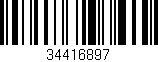 Código de barras (EAN, GTIN, SKU, ISBN): '34416897'