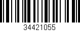 Código de barras (EAN, GTIN, SKU, ISBN): '34421055'