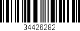 Código de barras (EAN, GTIN, SKU, ISBN): '34426282'
