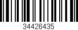 Código de barras (EAN, GTIN, SKU, ISBN): '34426435'