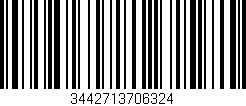 Código de barras (EAN, GTIN, SKU, ISBN): '3442713706324'