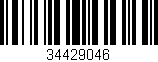 Código de barras (EAN, GTIN, SKU, ISBN): '34429046'