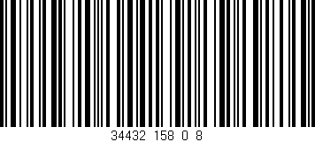 Código de barras (EAN, GTIN, SKU, ISBN): '34432_158_0_8'