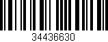 Código de barras (EAN, GTIN, SKU, ISBN): '34436630'