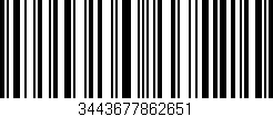 Código de barras (EAN, GTIN, SKU, ISBN): '3443677862651'