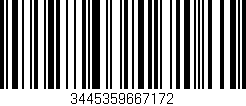 Código de barras (EAN, GTIN, SKU, ISBN): '3445359667172'