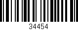Código de barras (EAN, GTIN, SKU, ISBN): '34454'