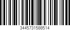 Código de barras (EAN, GTIN, SKU, ISBN): '3445731588514'