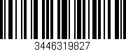 Código de barras (EAN, GTIN, SKU, ISBN): '3446319827'