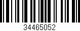 Código de barras (EAN, GTIN, SKU, ISBN): '34465052'