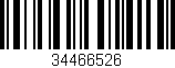 Código de barras (EAN, GTIN, SKU, ISBN): '34466526'