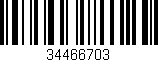Código de barras (EAN, GTIN, SKU, ISBN): '34466703'