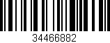 Código de barras (EAN, GTIN, SKU, ISBN): '34466882'