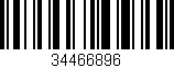 Código de barras (EAN, GTIN, SKU, ISBN): '34466896'