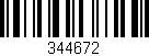 Código de barras (EAN, GTIN, SKU, ISBN): '344672'