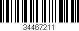 Código de barras (EAN, GTIN, SKU, ISBN): '34467211'
