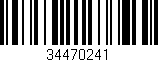 Código de barras (EAN, GTIN, SKU, ISBN): '34470241'