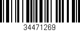 Código de barras (EAN, GTIN, SKU, ISBN): '34471269'
