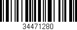 Código de barras (EAN, GTIN, SKU, ISBN): '34471280'