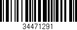 Código de barras (EAN, GTIN, SKU, ISBN): '34471291'