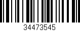 Código de barras (EAN, GTIN, SKU, ISBN): '34473545'